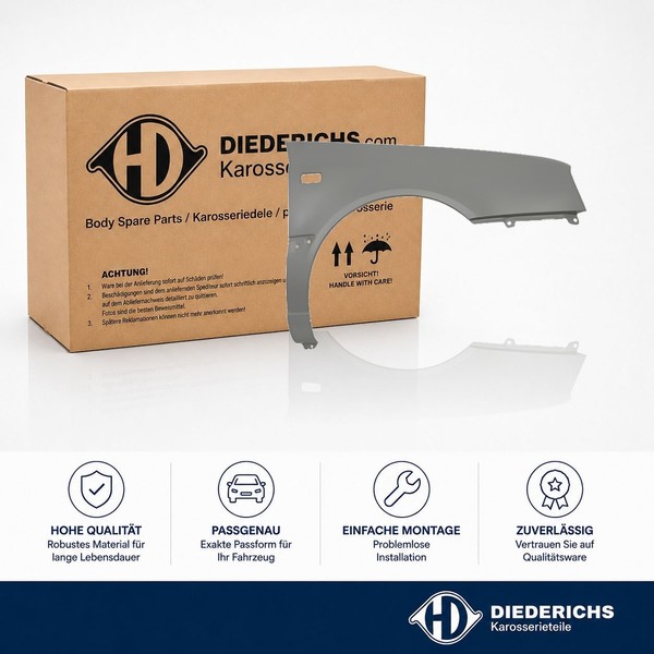 KotflÜGel Vorne Rechts Diederichs 2212006 FÜR VW Fender SeitenflÜGel-image