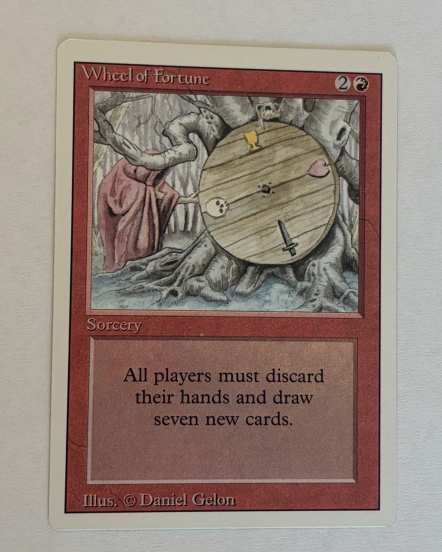 Wheel Of Fortune In Individual Magic: The Gathering Cards for sale