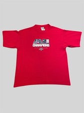 Anaheim Angels baseball 2002 AL Champs vintage y2k Lee sport red t shirt Size XL