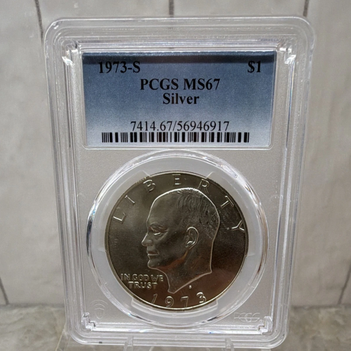 MS 67 Graded 1973 Eisenhower Dollars (1971-1978) for sale | eBay