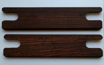 6in Weaving Shuttles 2pc Handmade African Wenge Hardwood