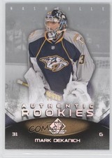 2010-11 SP Game Used Edition Silver Spectrum /10 Mark Dekanich #104 0c3