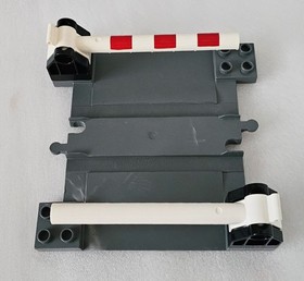 Duplo Train Track Complete Set Oval Curve Straight Platform Bars Dark Grey 
