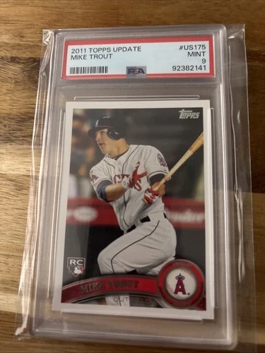 2011 Topps Update Mike Trout Rookie PSA 9