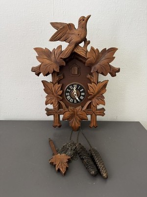 Anton Schneider Söhne Kuckucksuhr Schwarzwald, westdeutsch funktionstüchtig 