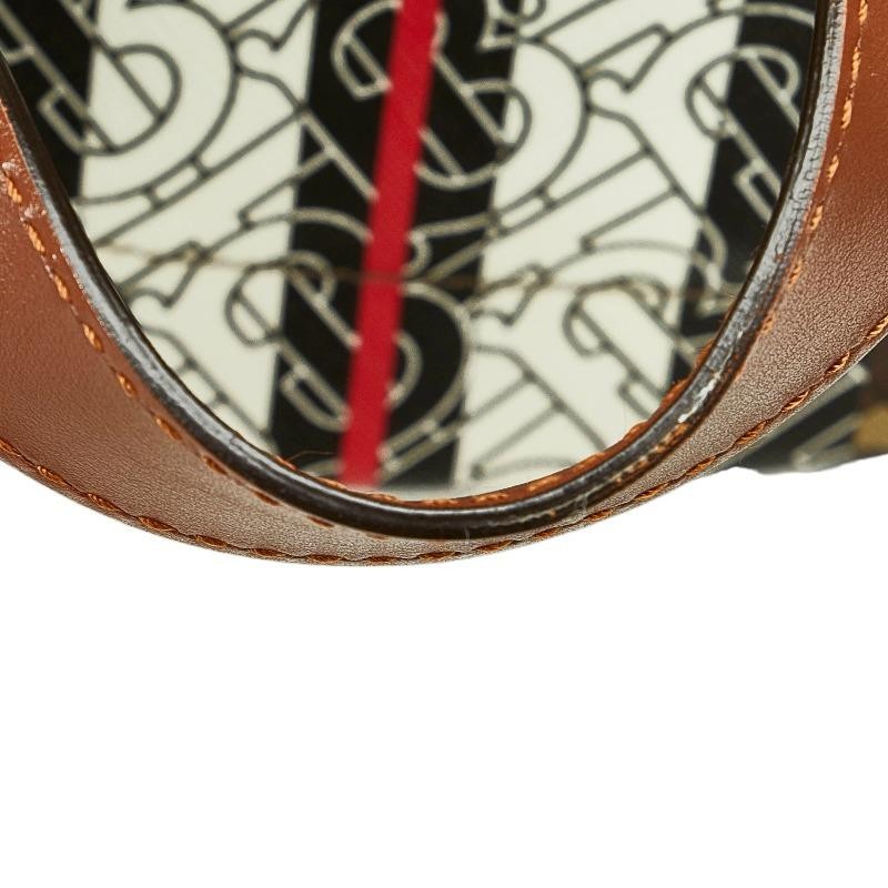 Burberry TB Monogram Backpack Brown Multicolor PV… - image 5