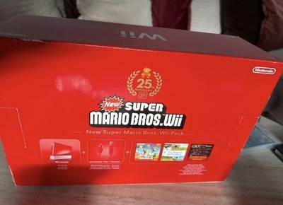   Nintendo Wii 25th Anniversary Edition New Super Mario Bros. Wii Pack OVP NEU