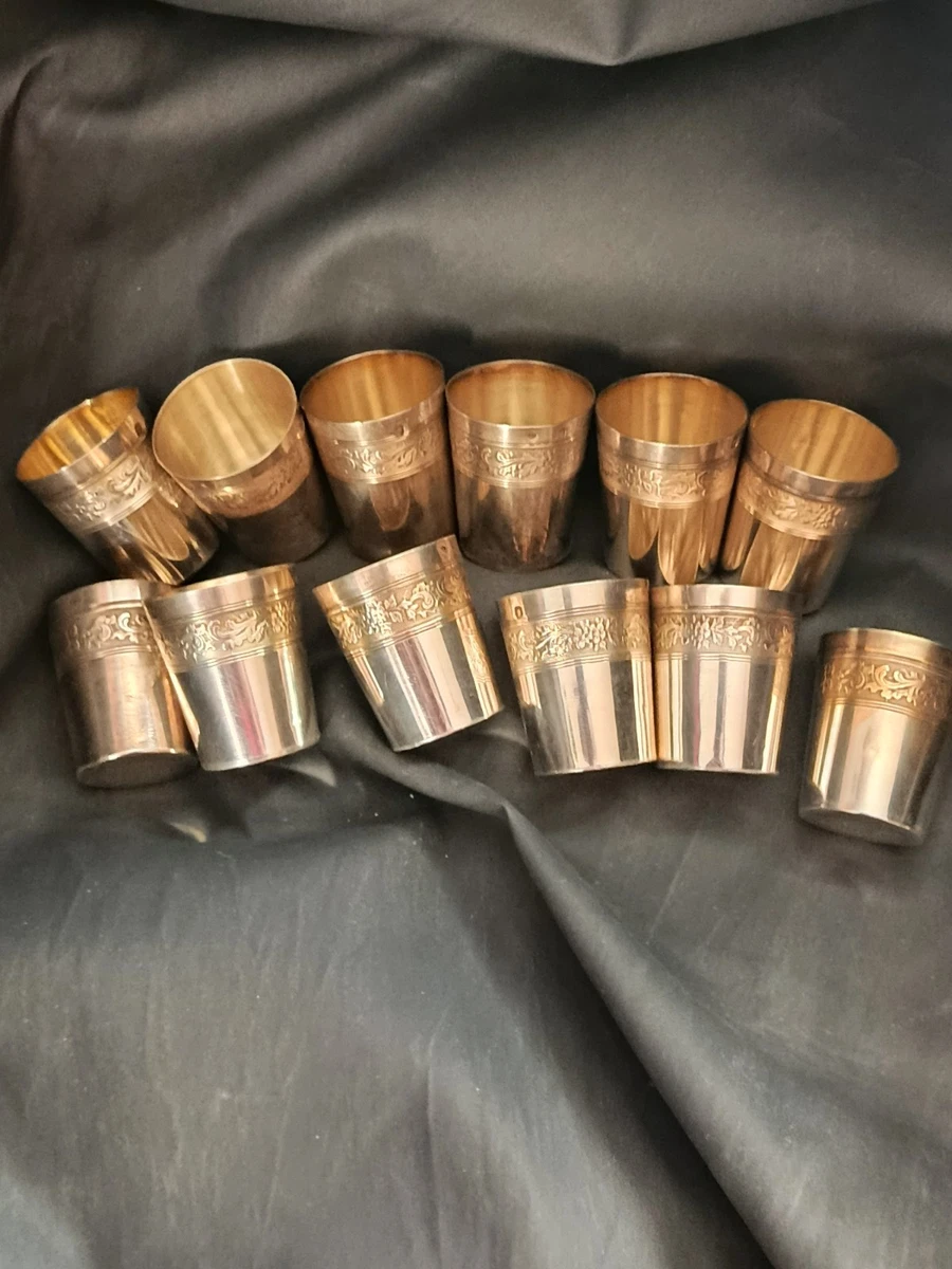Petits verres à liqueur transparents et liseré doré #1 - Hiyori Boutique