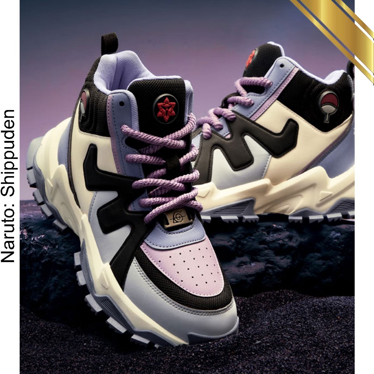 Anime Naruto Shippuden: Sasuke High Top Sneakers Limited Edition