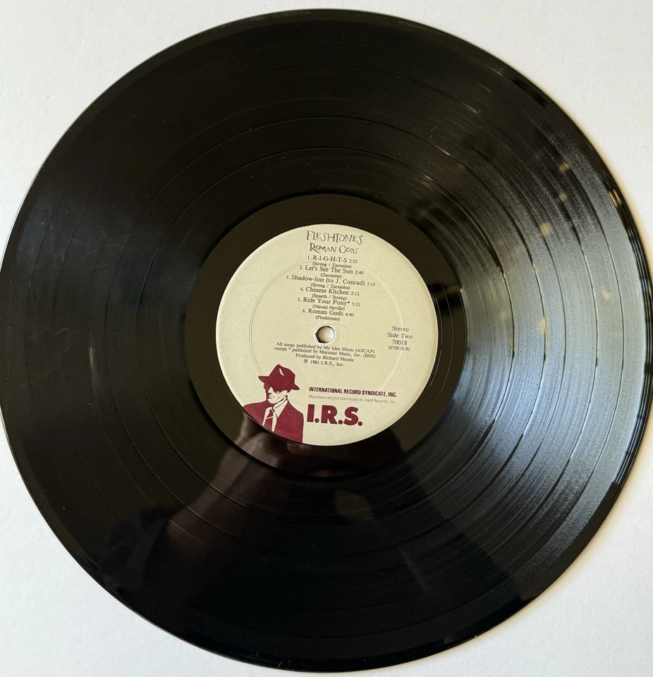 FLESHTONES Roman Gods Vinyl LP 1981 IRS Records SP70018 NM/NM Foto 4 de 4