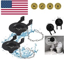 2 Pack 2-Inch Toilet Flapper Replacement Kit Universal Toilet Tank Flapper Hi...