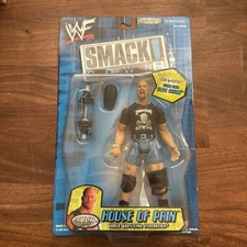 2000 WWF WWE Jakks Stone Cold Steve Austin Wrestling Figure House of Pain New