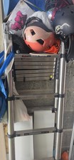 Telescopic A frame extandable excellent condition step ladder.