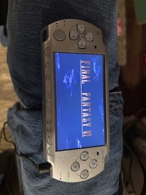 PSP PlayStation Portable PSP-2001 Silver Console No Battery
