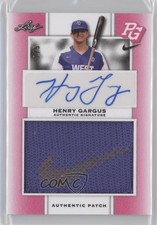 2018 Pink 2/5 Henry Gargus #MA-HG1 Patch Auto a8r
