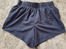Athletic Work's  Women's Lightweight Gray Shorts Athletic Running Sz M 8-10 NEW