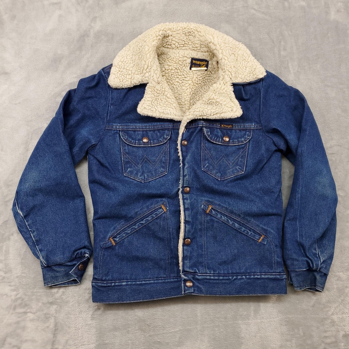 Wrangler Fleece Lined Western Jacket Vintage Wrangler Jacket