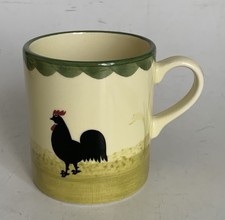 Zeller Keramik  Hahn & Henne Kaffeebecher Becher handbemalt Frühstück Geschirr
