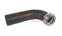 Ladeluftschlauch Vorne Links Unten Metzger 2400120 FÜR Audi Seat Skoda VW