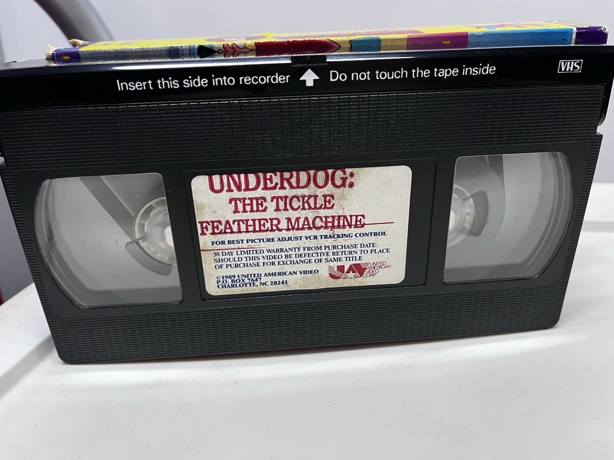 Underdog in the Tickle Feather Machine (VHS, 1990) for sale