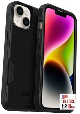  iPhone 14 & iPhone 13 (Only) - Commuter Series Case - Black - Slim & Tough - 