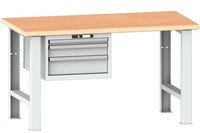 Paulimot Lista Werkbank 3 Schubladen Mit Multiplex-Platte (2.000 X 750 X 840 Mm)