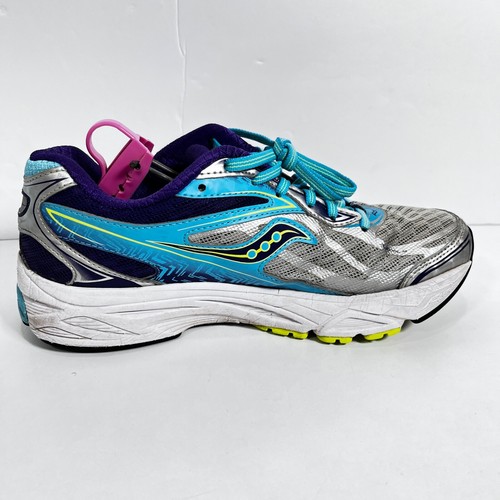 Saucony Ride Power Grid Damen-Laufschuhe 8 mm Offset Größe 8 grau/lila/blau - Bild 6 von 10