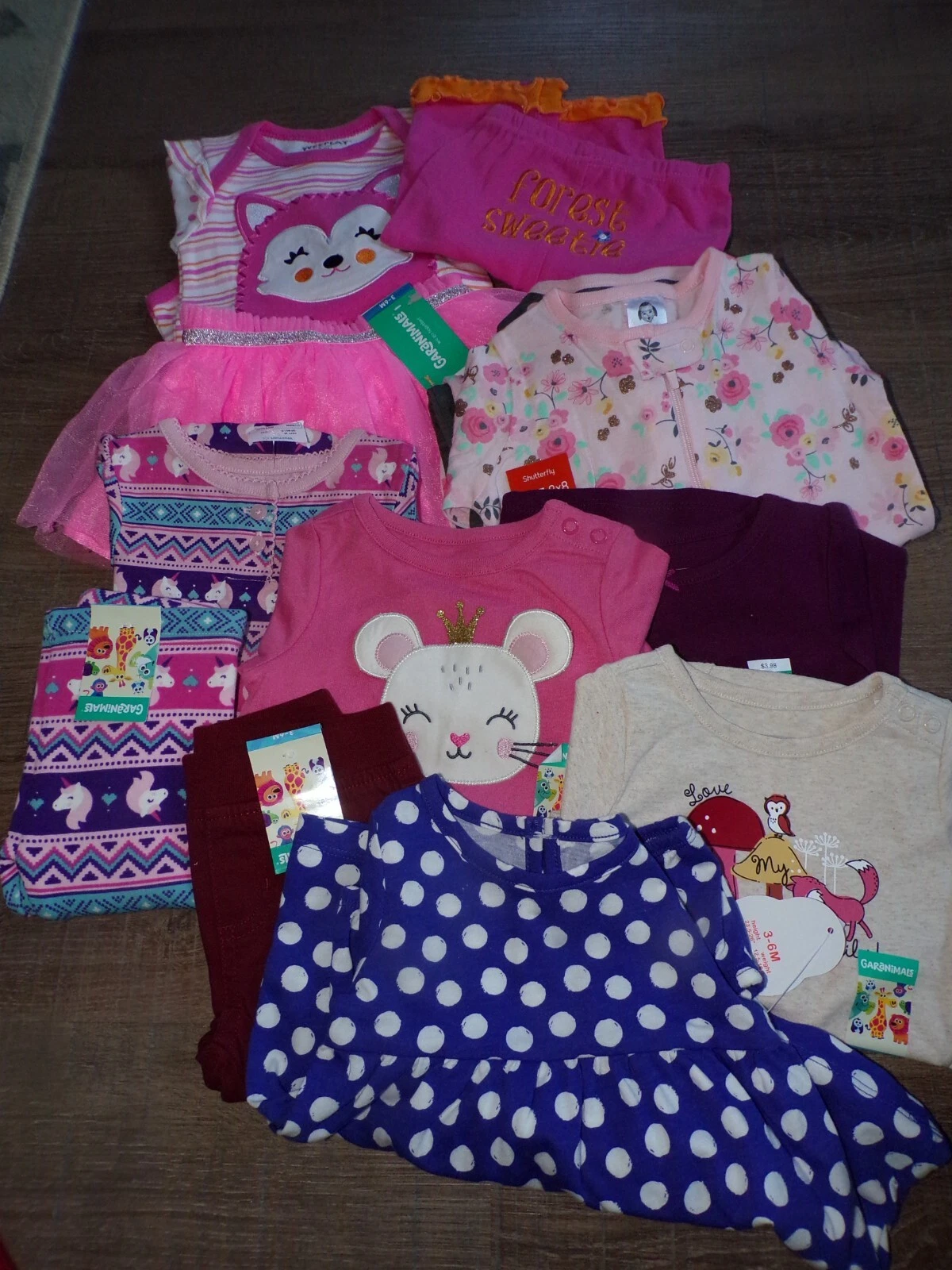 Infant Girls Size 3-6 Months Adorable Lot of Mixed Fall/Winter Clothes-NWT!