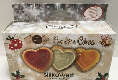 SILIKOMART COOKIE CHOC ( Hearts)  NIB / ITALY