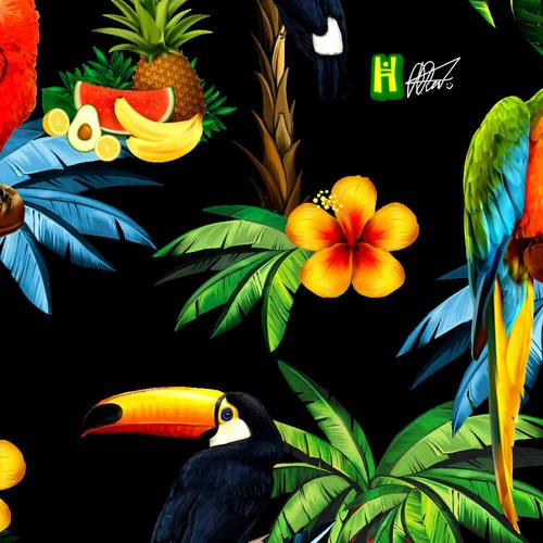 Mens Hawaiian Shirt / 100% Cotton / S - 8XL / Hawaian Hawai Hawaii Parrot Shirts - Picture 142 of 158