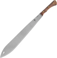 Condor Polar Wind Walnut Wood 1075HC Fixed Blade Machete w/ Sheath 2851203HC