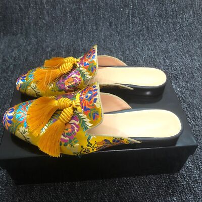 Mens size 10 Wedge Embroidery Flat Leisure Slip On Shoes Men main image 4