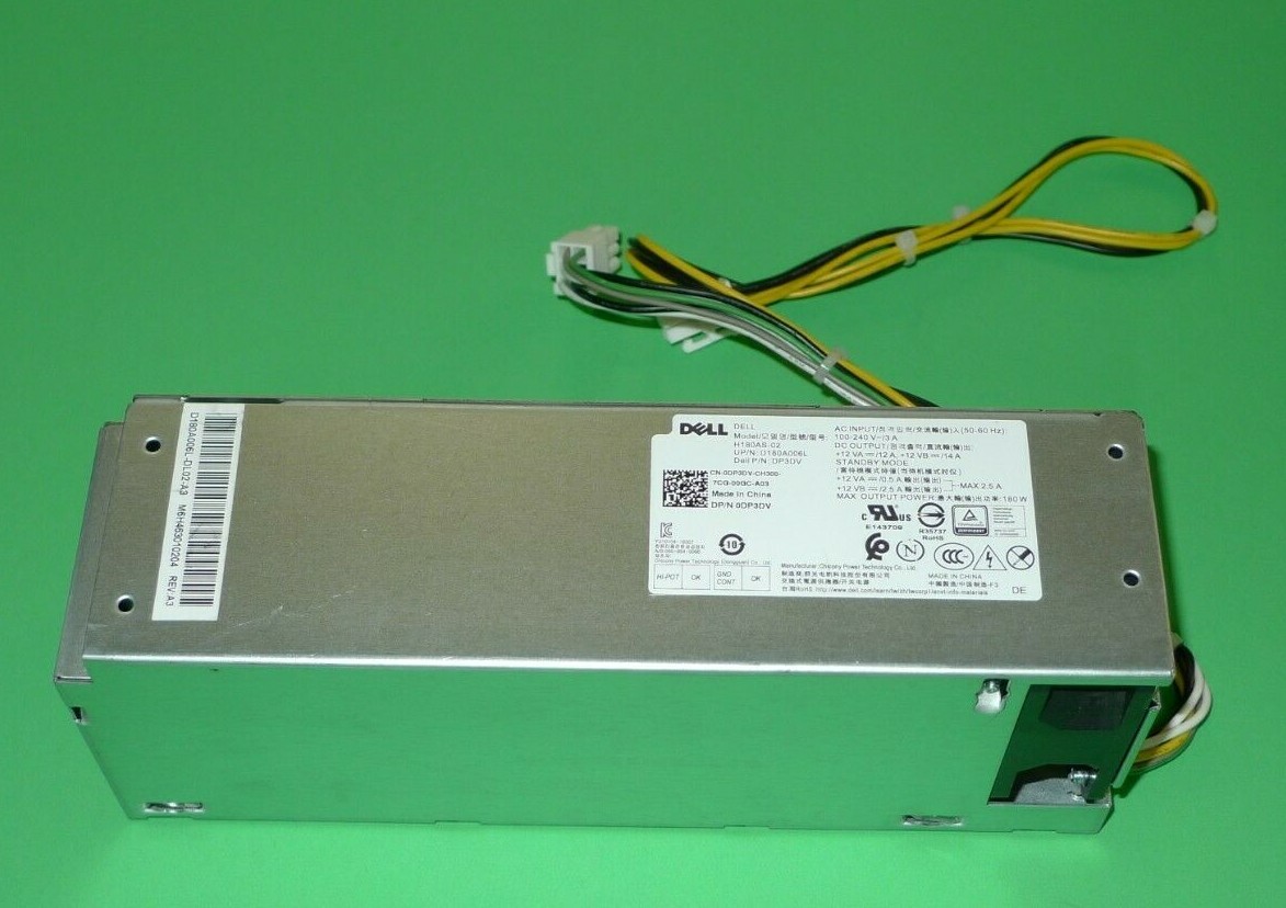 GENUINE Dell Optiplex 3050 180W Power Supply H180AS-02 DP3DV | eBay