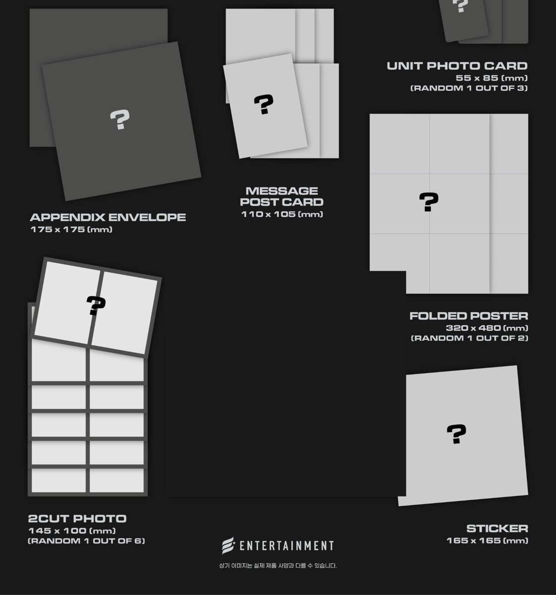 K-POP E'LAST 1st Album EVERLASTING Infinity Ver. CD+P.Book+P.Card+