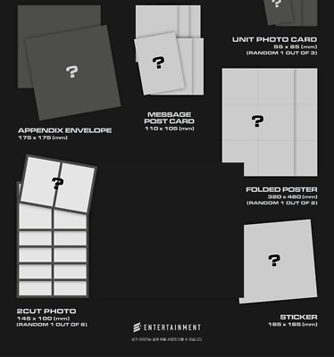K-POP E'LAST 1st Album EVERLASTING Infinity Ver. CD+P.Book+P.Card+