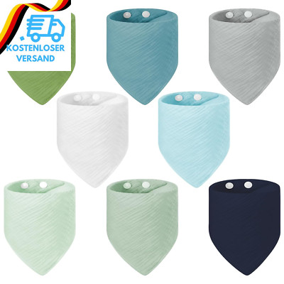 Vicloon 8 Stück Baby Dreieckstuch Lätzchen Halstücher Weiche & Absorbierende Mus