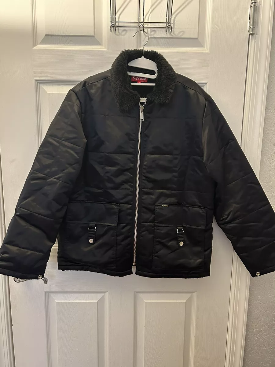 Supreme SS20 Quilted Cordura Lined Jacket Black Nylon Size M | eBay