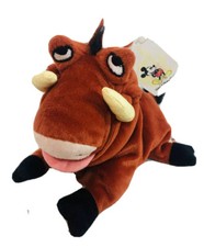 Disney World Parks The Lion King Plush PUMBAA Worthog 10" Bean Bag Animal