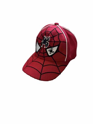 Spider-Man Youth  Adjustable Cap Hat-Embroidered Acrylic Washable