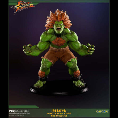 POP CULTURE SHOCK PCS Street Fighter Blanka Savage EXCLUSIVE ¼ Scale Statue NEW - Picture 2 of 10