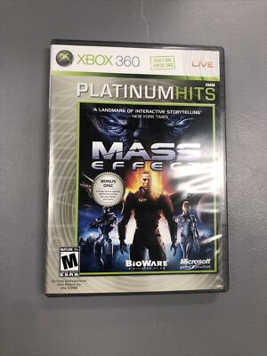 Mass Effect -- Platinum Hits (Microsoft Xbox 360, 2009)