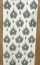 11 Yard  Yard HAND MADE UZBEK Natural SILK IKAT ADRAS FABRIC # 7411