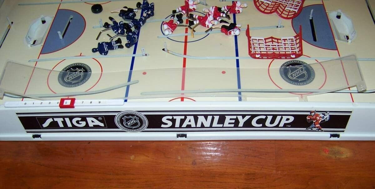 Stiga NHL Stanley Cup Rod Hockey Tabletop Game Detroit Vs. Toronto