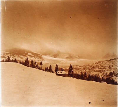 Vers Lens Rhône Valley Photo Stereo Plate Vintage V21L21n
