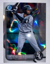 YOELQUI CESPEDES 2022 Bowman Chrome Prospects LAVA REFRACTOR /399 WHITE SOX