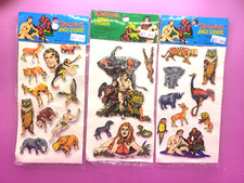 TARZAN JUNGLE  PUFFI STICKERS SEALED