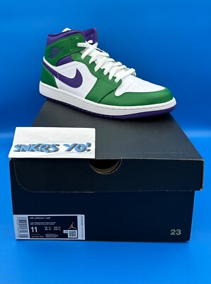 Jordan 1 Mid Incredible Hulk (554724-300) Men display picture 2