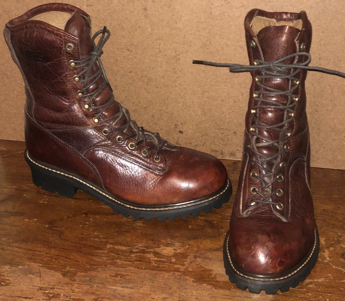 Brown Lehigh Leather Boots for Men for Sale | Shop New  display picture 2