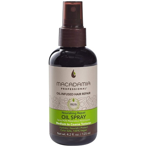 Macadamia Oil-Infused Hair Repair Nourishing Moisture Oil Spray 4.2 oz Bottle