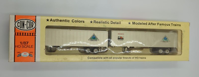 Con-Cor HO RTR 004-008202 45  Rivet Side Dry Van Crab Orchard 2 Pack NOS